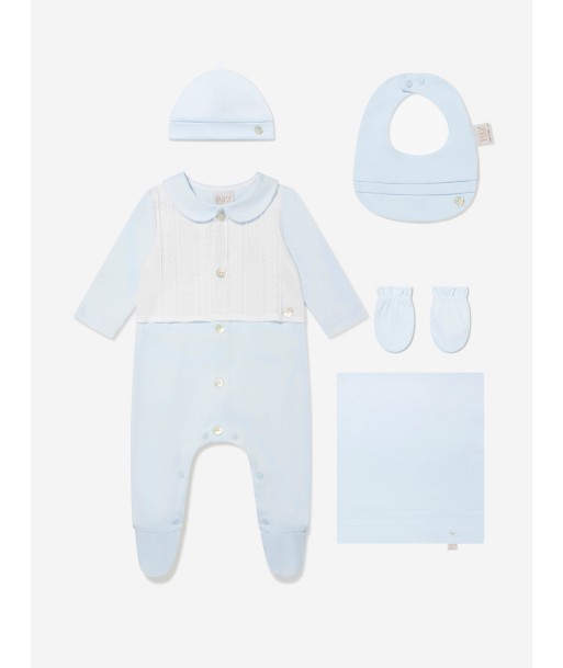 Paz Rodriguez Baby Boys Babygrow Gift Set in Blue pas cheres