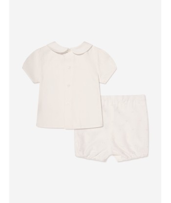 Paz Rodriguez Baby Boys Blouse And Shorts in Cream Voir les baskets