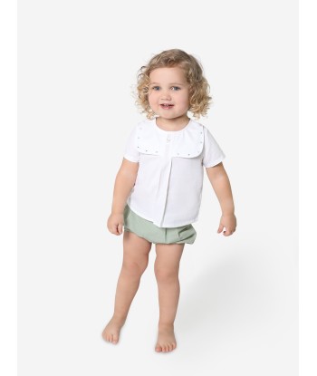 Paz Rodriguez Baby Boys Blouse And Shorts in Green Comment ça marche