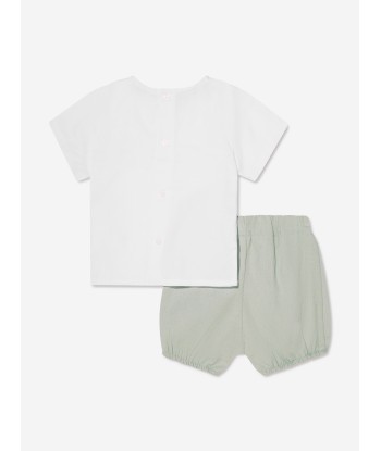 Paz Rodriguez Baby Boys Blouse And Shorts in Green Comment ça marche