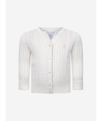 Ralph Lauren Baby Girls Cable Knit Cardigan 50% de réduction en Octobre 2024