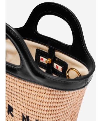 MARNI Girls Shoulder Basket Bag in Beige le des métaux précieux