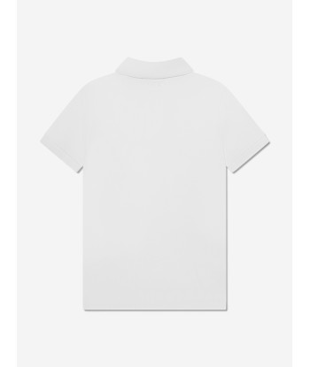 Ralph Lauren Boys Custom Fit Polo Shirt in White Le MVP de beaucoup