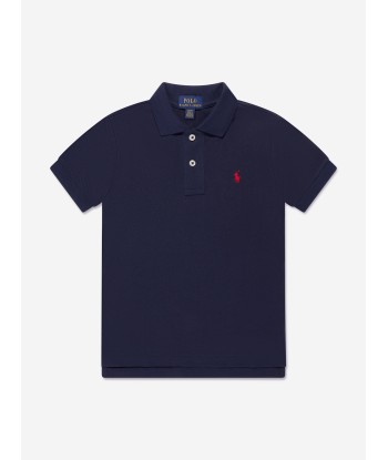 Ralph Lauren Boys Logo Polo Shirt in Navy Profitez des Offres !