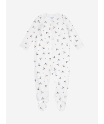 Ralph Lauren Baby Boys Bear Babygrow in White acheter en ligne