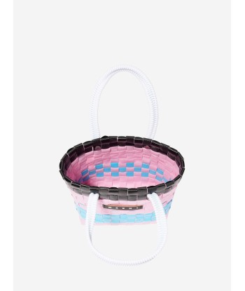 MARNI Girls Basket Tote Bag in Pink votre restaurant rapide dans 