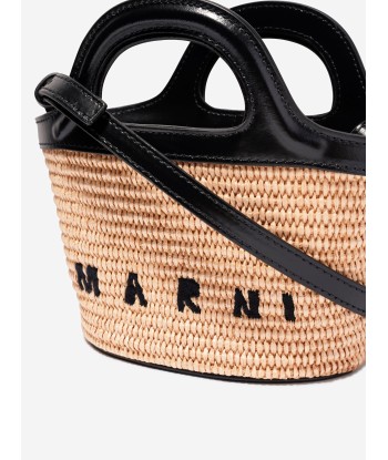 MARNI Girls Shoulder Basket Bag in Beige le des métaux précieux