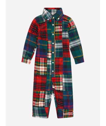 Ralph Lauren Baby Boys Romper la colonne vertébrale