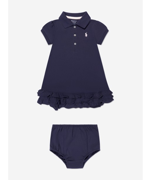 Ralph Lauren Baby Girls Cupcake Dress in Navy vous aussi creer 