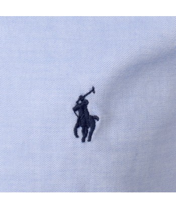 Ralph Lauren Boys Blue Cotton Oxford Shirt rembourrage situé sous