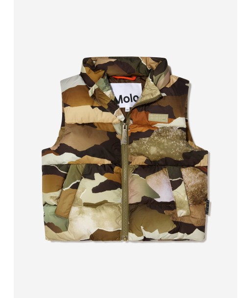 Molo Boys Camouflage Padded Gilet pour bénéficier 