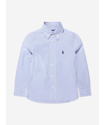 Ralph Lauren Boys Slim Fit Striped Oxford Shirt du meilleur 