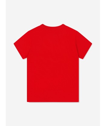 Ralph Lauren Boys Logo T-Shirt in Red ouvre sa boutique