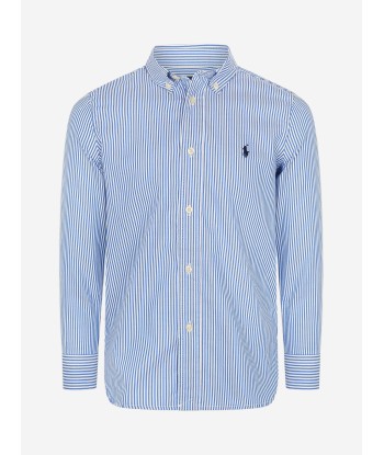 Ralph Lauren Boys Slim Fit Striped Oxford Shirt du meilleur 