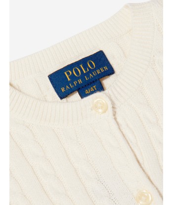 Ralph Lauren Girls Cable Knit Cardigan 2023