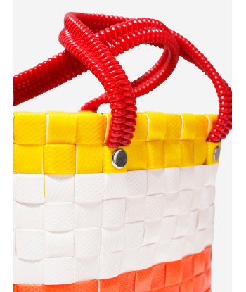 MARNI Girls Basket Tote Bag in White Comment ça marche