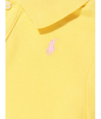 Ralph Lauren Girls Cropped Logo Polo Shirt de pas cher