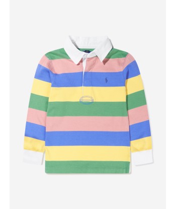 Ralph Lauren Boys Jersey Striped Rugby Shirt Comparez et commandez 