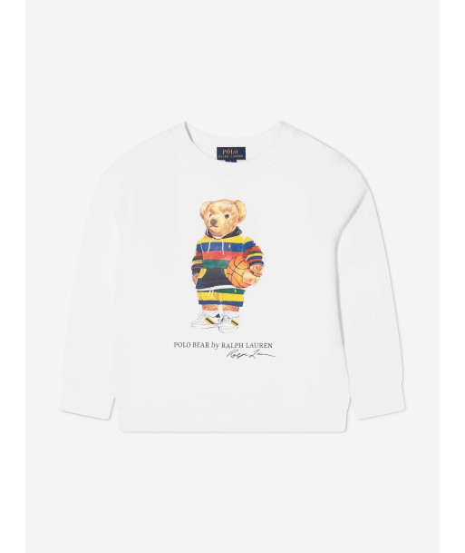 Ralph Lauren Boys Bear Print Sweatshirt Venez acheter