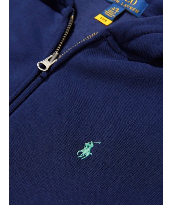 Ralph Lauren Boys Big Pony Logo Zip Up Top pas cher 