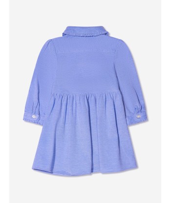 Ralph Lauren Baby Girls Long Sleeve Piqué Dress Les êtres humains sont 