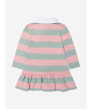 Ralph Lauren Baby Girls Striped Rugby Dress de technologie