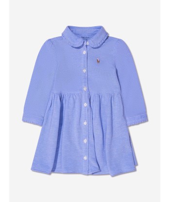 Ralph Lauren Baby Girls Long Sleeve Piqué Dress Les êtres humains sont 