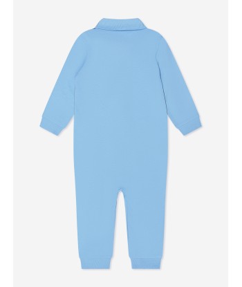 Ralph Lauren Baby Boys Logo Romper in Blue Dans la société mordern