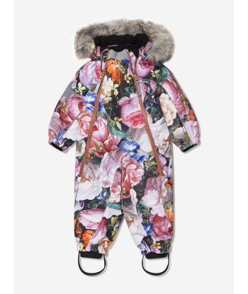 Molo Baby Girls Floral Print Snowsuit à prix réduit toute l'année