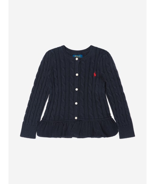 Ralph Lauren Girls Peplum Cardigan Véritable concentré