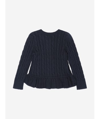 Ralph Lauren Girls Peplum Cardigan Véritable concentré