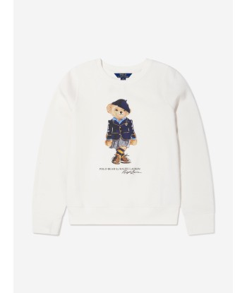 Ralph Lauren Girls Bear Print Sweatshirt 2024