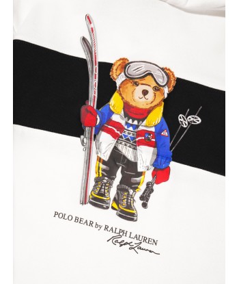 Ralph Lauren Girls Ski Bear Hooded Sweater Dress paiement sécurisé