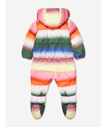 Molo Baby Rainbow Striped Snowsuit la colonne vertébrale