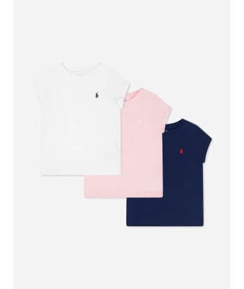 Ralph Lauren Girls 3 Piece T-Shirt Gift Set de technologie