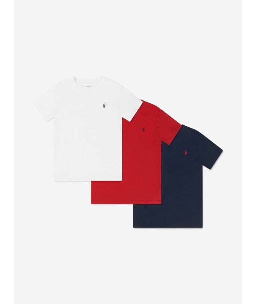 Ralph Lauren Boys 3 Piece T-Shirt Gift Set la chaussure