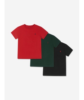 Ralph Lauren Boys 3 Piece T-Shirt Gift Set sélection de produits