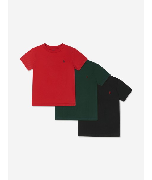 Ralph Lauren Boys 3 Piece T-Shirt Gift Set sélection de produits