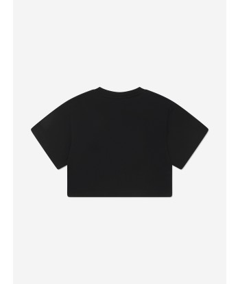 MM6 Maison Margiela Kids Cropped Logo T-Shirt de votre