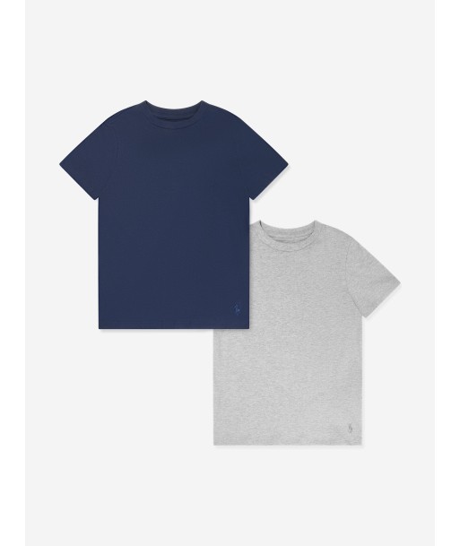 Ralph Lauren Boys 2 Pack T-Shirts Set in Navy acheter