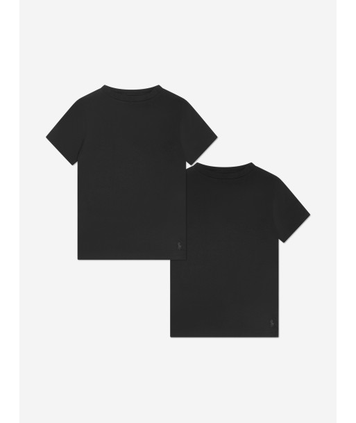 Ralph Lauren Boys 2 Pack T-Shirts Set in Black Voir les baskets