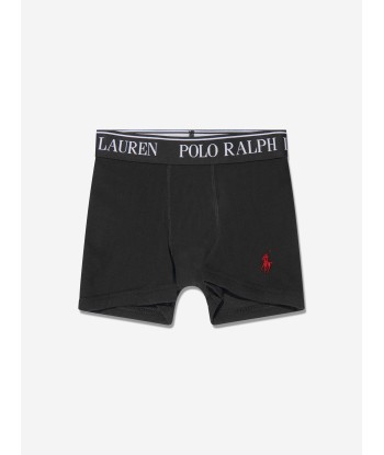 Ralph Lauren Boys 5 Pack Boxer Shorts Set in Black livraison et retour toujours gratuits