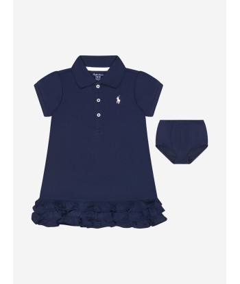 Ralph Lauren Baby Girls Cupcake Dress in Navy Les êtres humains sont 