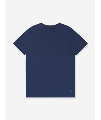 Ralph Lauren Boys 2 Pack T-Shirts Set in Navy acheter