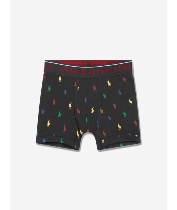 Ralph Lauren Boys 3 Pack Boxer Shorts Set in Multicolour livraison gratuite