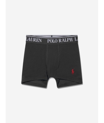 Ralph Lauren Boys 5 Pack Boxer Shorts Set in Black livraison et retour toujours gratuits