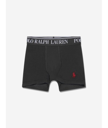 Ralph Lauren Boys 5 Pack Boxer Shorts Set in Black livraison et retour toujours gratuits