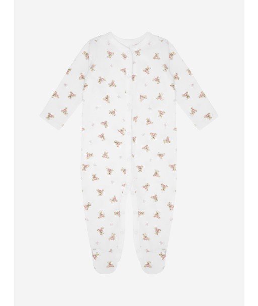 Ralph Lauren Baby Girls Bear Babygrow in White sélection de produits