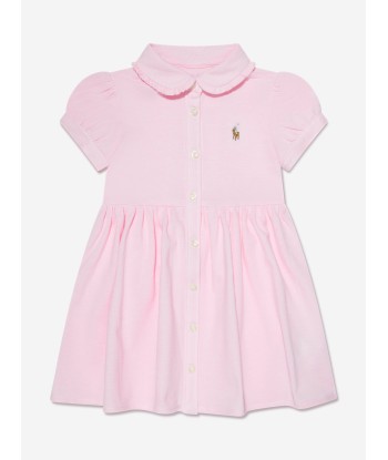 Ralph Lauren Baby Girls Cotton Oxford Dress la livraison gratuite