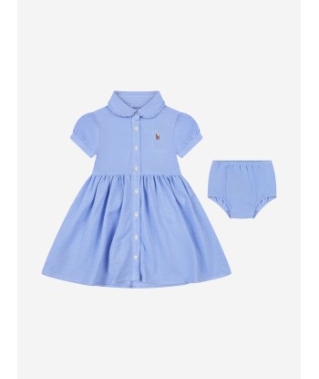 Ralph Lauren Baby Girls Cotton Oxford Dress Les magasins à Paris